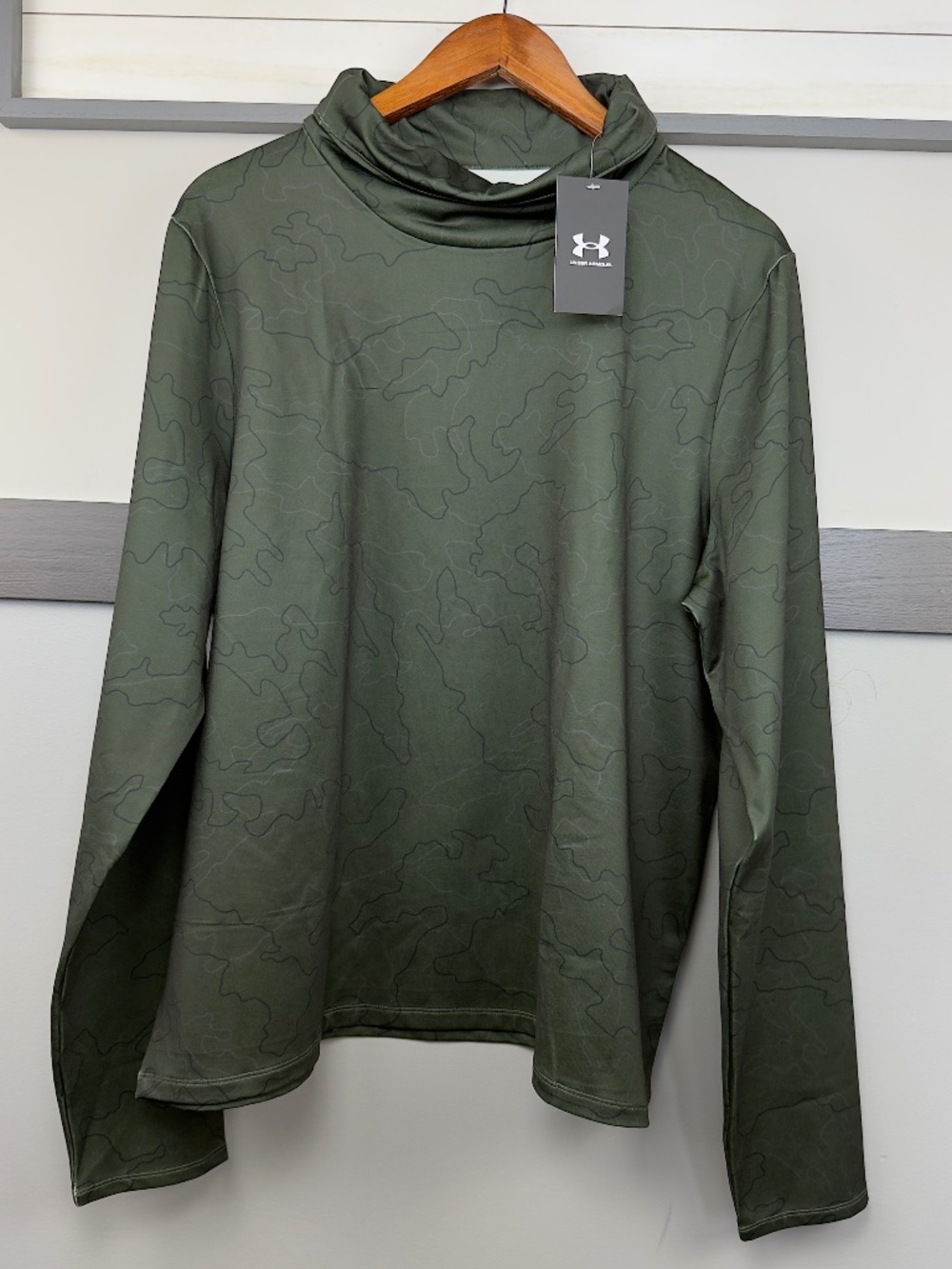 UNDER ARMOUR UA cold weather funnel neck sweater loose fuller cut size XXL nwt